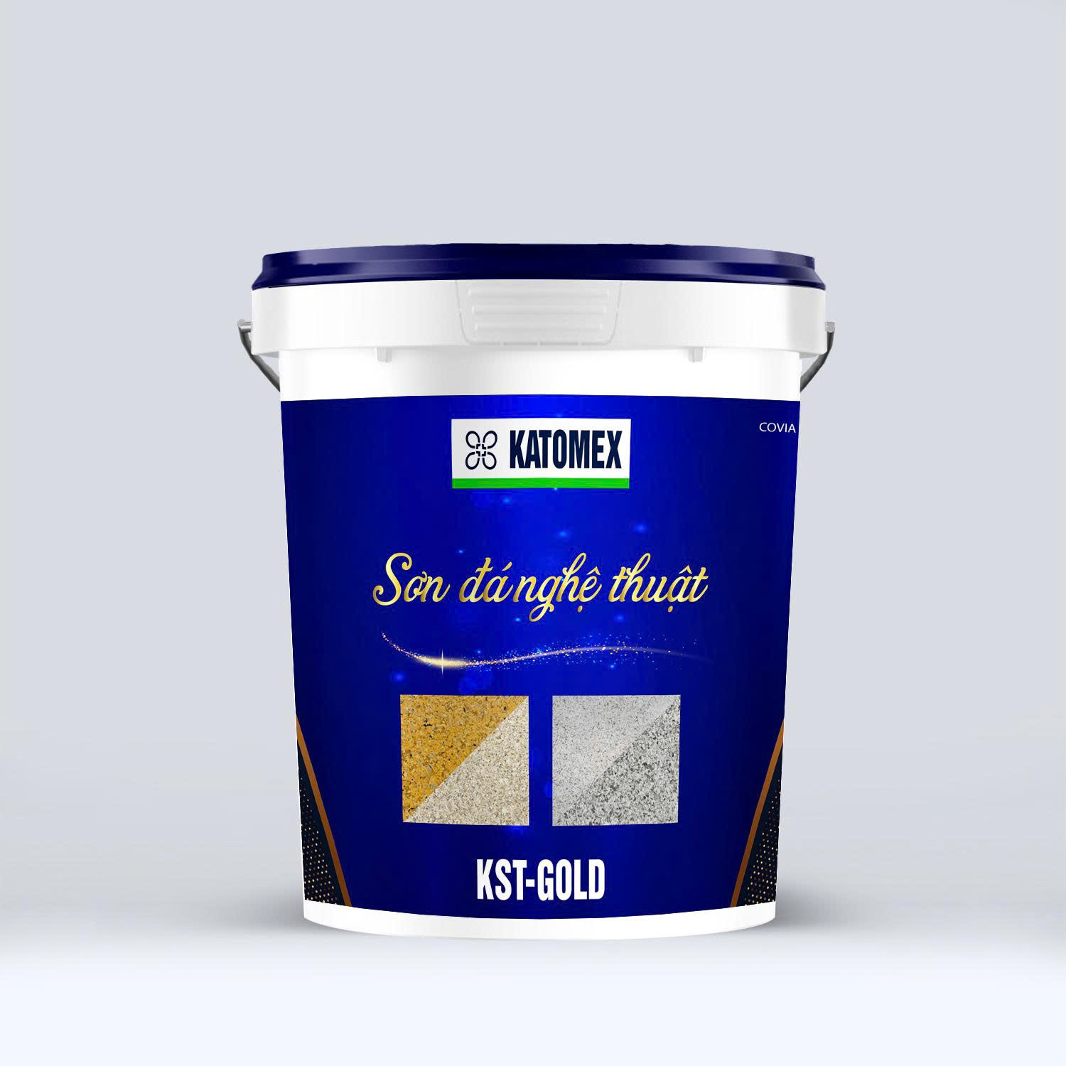 KST - GOLD  Sơn đá nghệ thuật - 18L